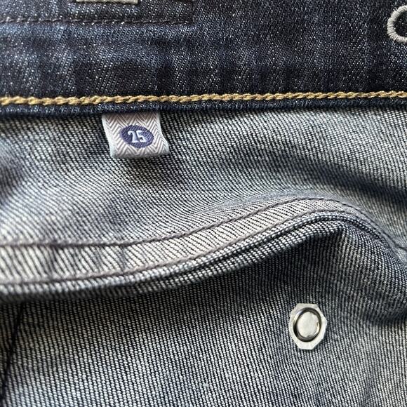 Citizens of Humanity Jeans Womens 25 Skyler Boyfriend Crop Jeans Blue Button Fly - Picture 8 of 15